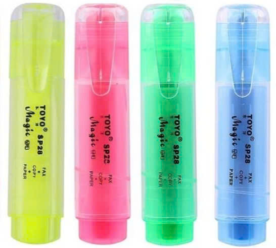 Bút dạ quang Toyo xanh lá