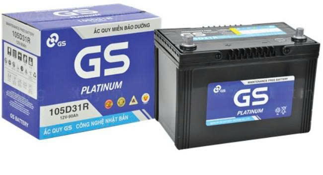 Ắc quy GS MF 105D31R (12V - 90Ah)