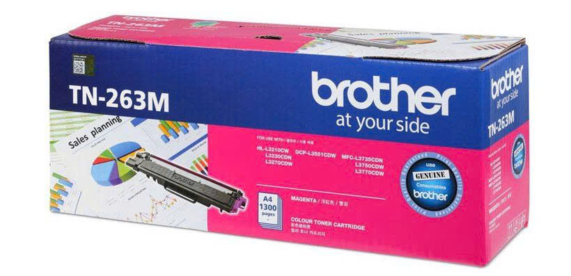 Mực in hồng Brother LED màu TN263