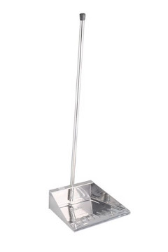 Ky hốt rác cán dài inox