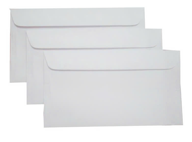 Bao thư 12x22cm không keo 80 gsm