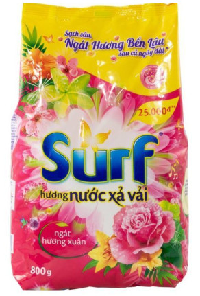 Bột giặt Surf hương nước xả vải 800g