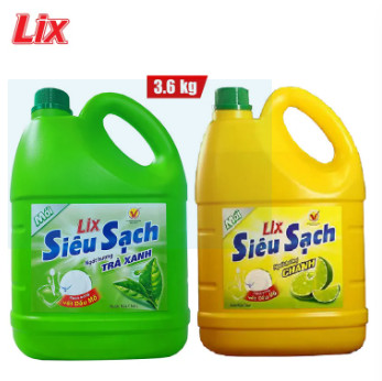 Nước rửa chén Lix can 3,6kg