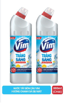 Nước tẩy bồn cầu VIM 880ml Chanh Sả