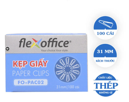 Kẹp giấy 31mm FO-PAC02-C32