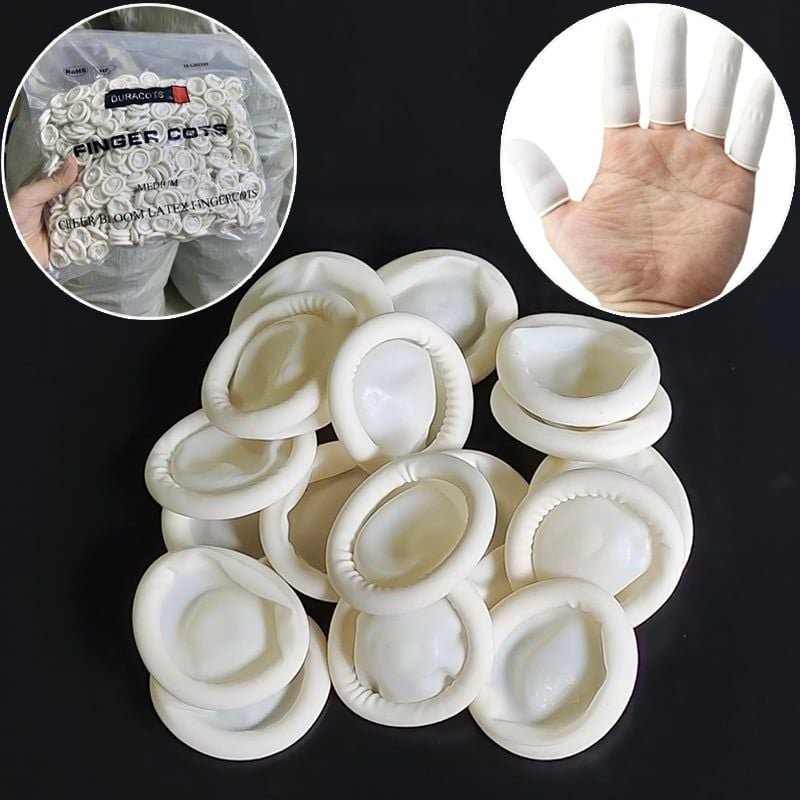 Bao tay ngón cao su có đai-bịch 0.5 kg