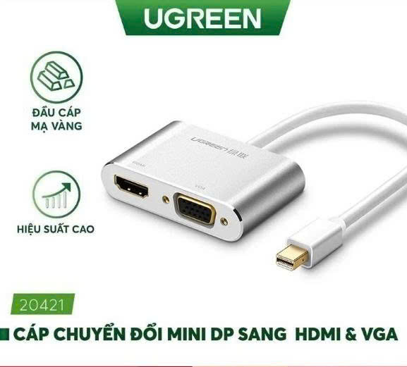 Cáp chuyển đổi VGA -HDMI Ugreen